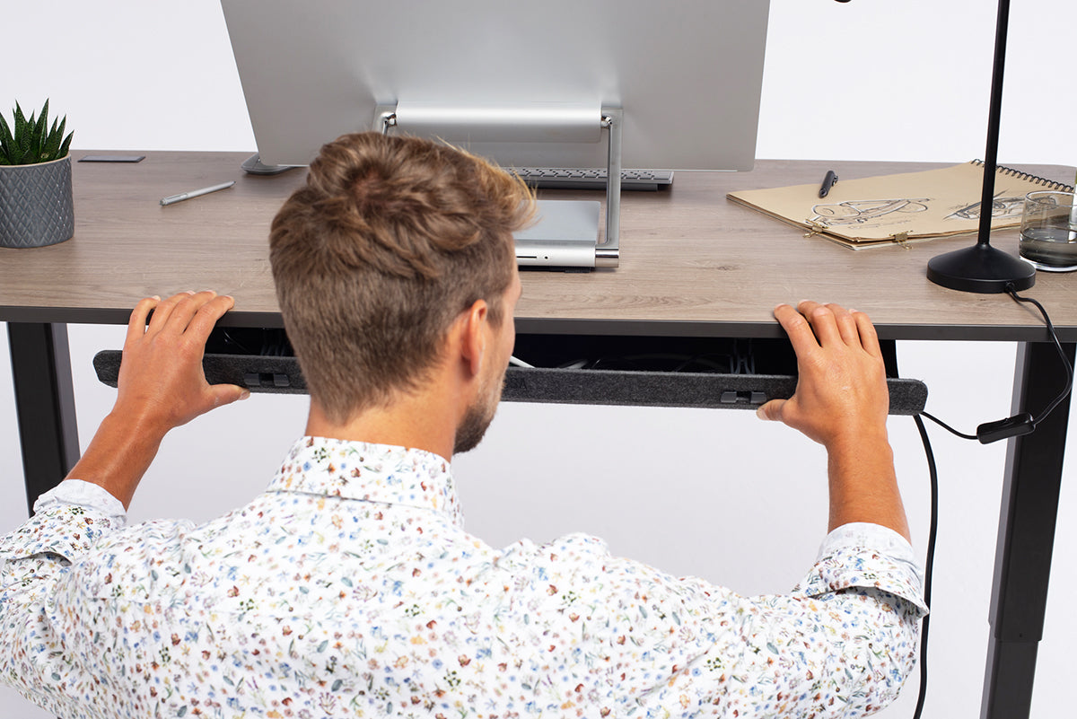 KEEGH Kabelorganizer Für Schreibtisch - 76cm Kabelwanne Ohne Bohren