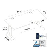 Desk Essential - Höhenverstellbarer Schreibtisch