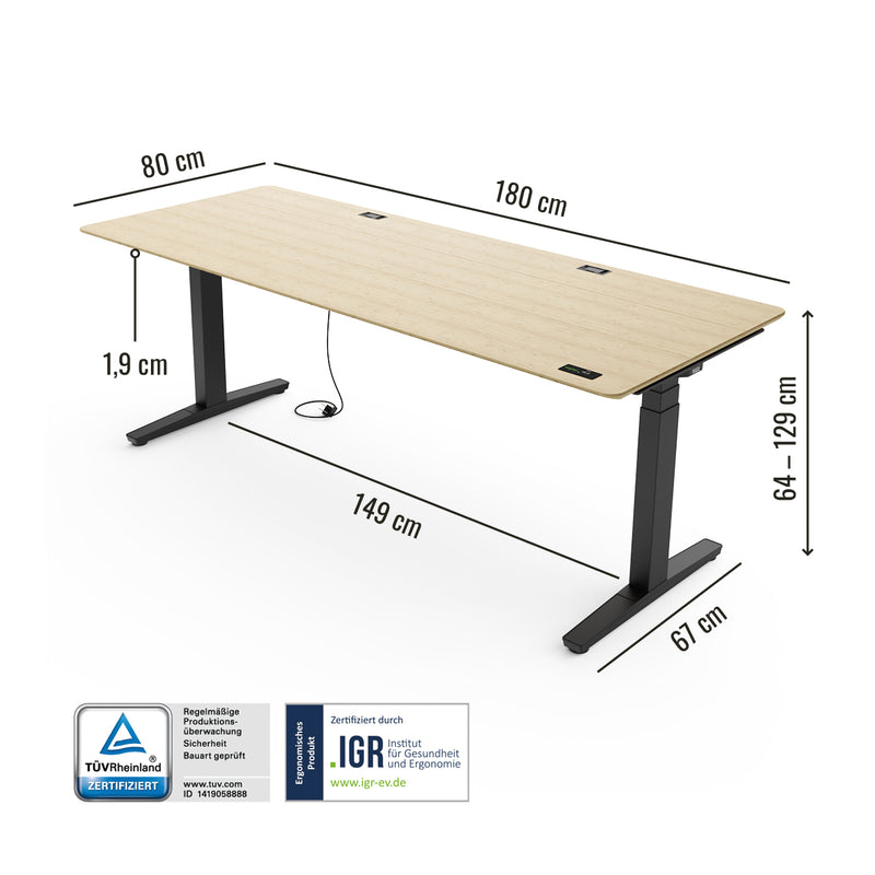 Desk Expert - Höhenverstellbarer Schreibtisch