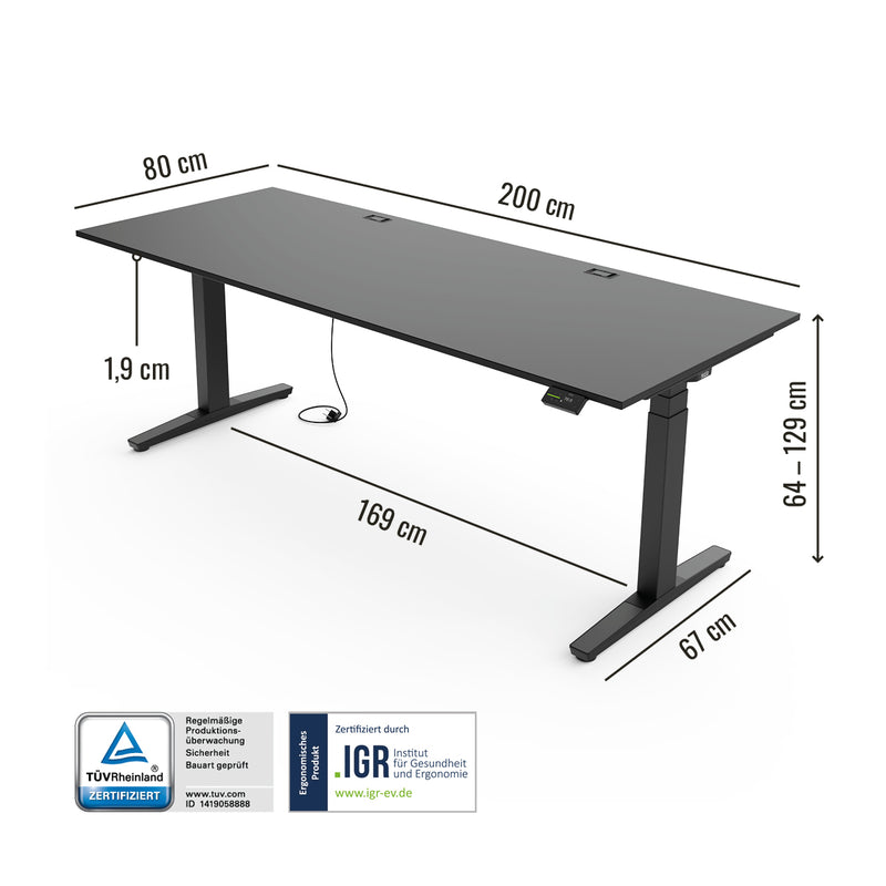 Desk Expert - Höhenverstellbarer Schreibtisch