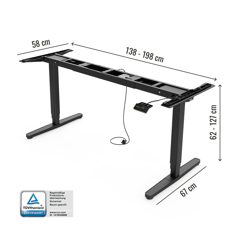 Frame Pro - Höhenverstellbares Tischgestell